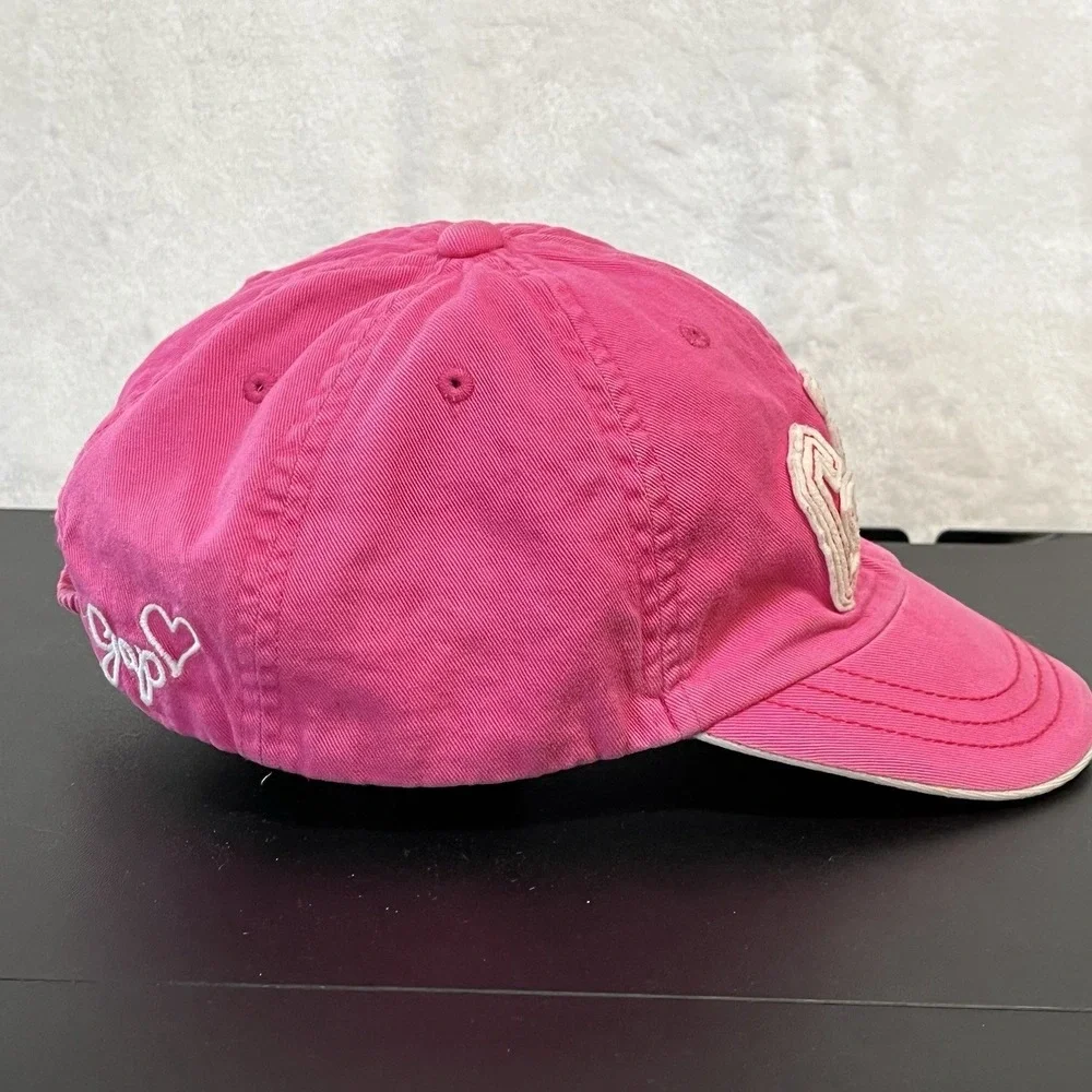 Baby GAP Baseball Hat Cap Youth Size M/L Girls Pink With Flexible Band
